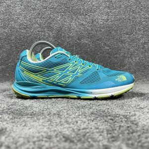 The North Face Ultra Cardiac Women's Size 9 Blue Green Trail Running Shoes Used